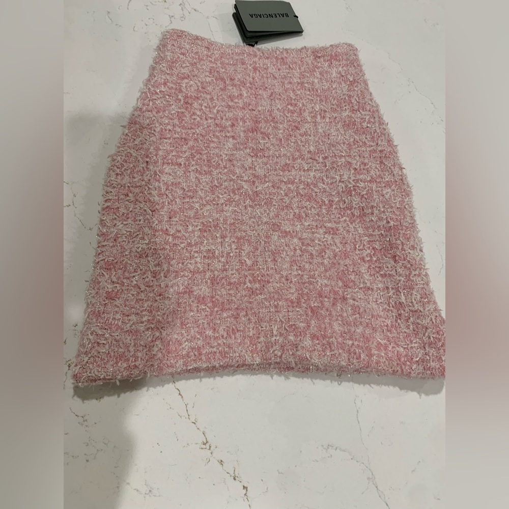 Balenciaga Cotton Tweed Mini Skirt Size XS - Picture 5 of 10